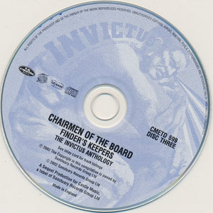 Chairmen Of The Board : Finder's Keepers (The Invictus Anthology) (3xCD, Comp)