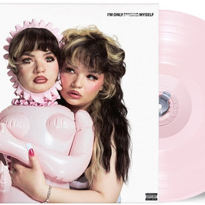 the album cover for Lola Young - I'm Only F**king Myself [The 'Basic B*tch' Edition Nude Pink LP]
