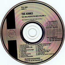 Load image into Gallery viewer, The Kinks : The Kinks Are Well Respected Men (2xCD, Comp)
