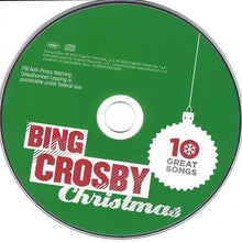 Load image into Gallery viewer, Bing Crosby : Christmas 10 Great Songs (CD, Comp)
