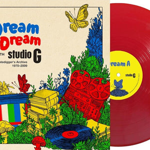 the album cover for Various Artists - Jazz Dispensary Presents - Dream A Dream With Studio G: Cratedigger's Archive (1970-2009) [Apple Red Vinyl]
