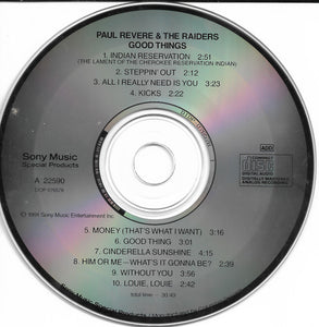 Paul Revere & The Raiders : Good Things (CD, Comp)