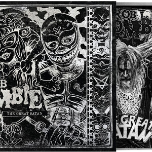 the album cover for Rob Zombie - The Great Satan [Indie Exclusive CD w/ O-Card ]