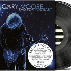the album cover for Gary Moore - Bad For You Baby
