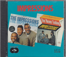 Load image into Gallery viewer, Impressions* : The Impressions / The Never Ending Impressions (CD, Comp)
