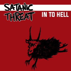 the album cover for Satanic Threat - In To Hell