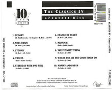 Load image into Gallery viewer, The Classics IV : Greatest Hits (CD, Comp, RE)
