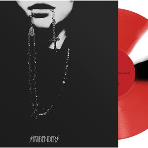 the album cover for Starbenders - The Beast Goes On [Indie Exclusive Trans Red w/ Black + White Twists]