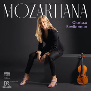 the album cover for Clarissa Bevilacqua - Mozartiana
