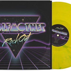 the album cover for Wolfmother - Rock Out [Indie Exclusive Colored 180 Gram Vinyl]