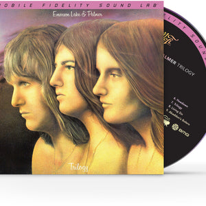 the album cover for Emerson Lake & Palmer - Trilogy