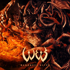 the album cover for W.E.B. - Darkness Alive