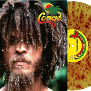 the album cover for The Congos - Congo Ashanti [RSD Essentials Yellow w/Red Splatter]