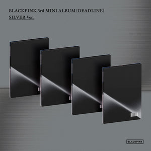 the album cover for BLACKPINK - 3rd Mini Album [Deadline] Silver Ver_jennie [Digipak]