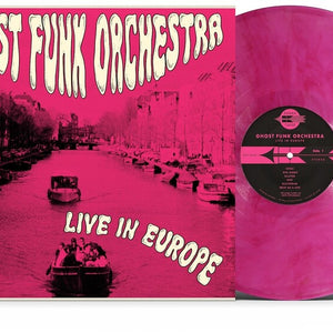 the album cover for Ghost Funk Orchestra - Live In Europe [Pink] [RSD 2026]