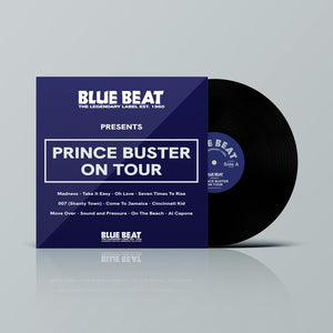 the album cover for Prince Buster - THE BLUE BEAT LABEL Presents PRINCE BUSTER ON TOUR [RSD 2026]