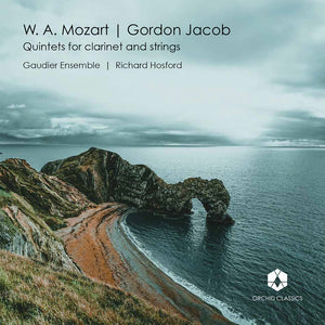 the album cover for Richard Hosford  / Gaudier - Quintets For Clarinet & Strings