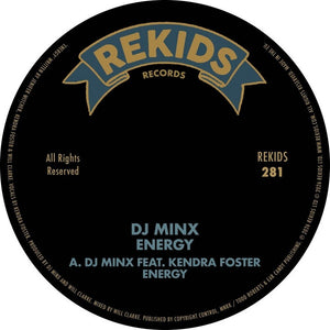 the album cover for DJ Minx - Energy
