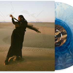 the album cover for Dua Saleh - Of Earth & Wires - Blue (Blue) [Colored Vinyl]