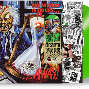 the album cover for Eviction - World Is Hours Away - Green [Colored Vinyl] (Grn) [Limited Edition]