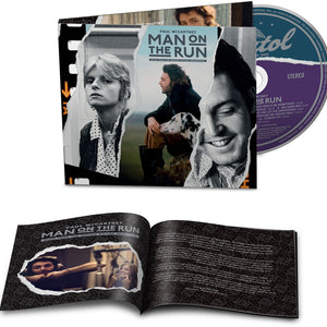 the album cover for Paul McCartney & Wings - Man On The Run Soundtrack