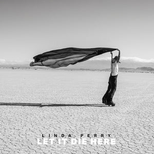 the album cover for Linda Perry - Let It Die Here [Desert Glass]