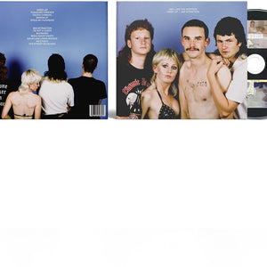 the album cover for Amyl & The Sniffers - Giddy Up / Big Attraction (10 Year Anniversary)