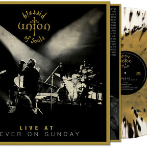the album cover for Blessid Union Of Souls - Live at Never On Sunday [Black / Clear / Gold Splatter]
