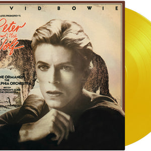 the album cover for David Bowie - Narrates Prokofiev's Peter & The Wolf [Colored Vinyl] [Limited Edition]