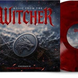 the album cover for London Music Works & Nick Squires - Music From The Witcher [Red]