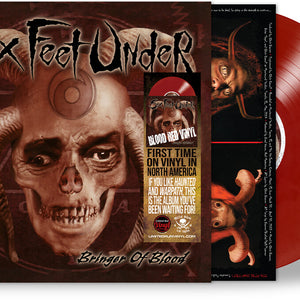 the album cover for Six Feet Under - Bringer Of Blood [Blood Red]