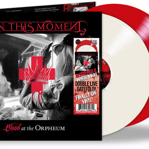 the album cover for In This Moment - Blood At The Orpheum-Live [Colored Vinyl]