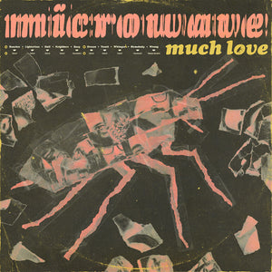 the album cover for Microwave - Much Love (10 Year Anniversary) [Clear Pink Swirl]