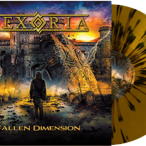 the album cover for REXORIA - Fallen Dimension - Gold/Black (Blk) [Colored Vinyl] (Gol)