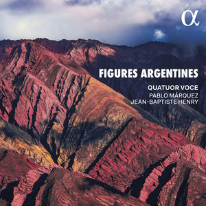 the album cover for Quatuor Voce - Figures Argentines