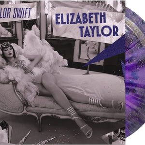 the album cover for Taylor Swift - Elizabeth Taylor [Cry My Eyes Violet Glitter] [RSD 2026]
