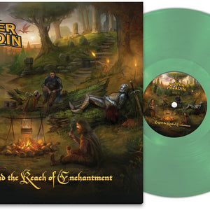 the album cover for Power Paladin - Beyond The Reach Of Enchantment - Green Vinyl (Uk)