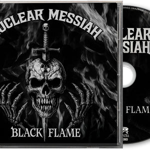 the album cover for Nuclear Messiah - Black Flame