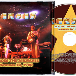 the album cover for Kansas - Across The Airwaves