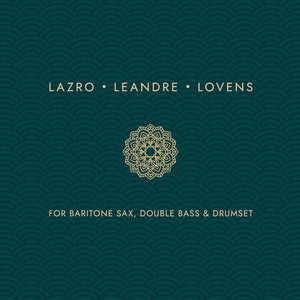 the album cover for Daunik Lazro - For Baritone Sax Double Bass And Drumset