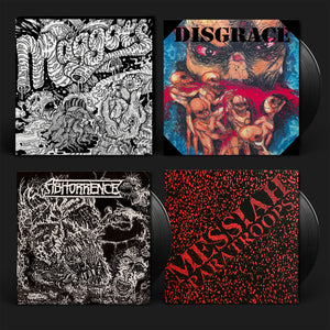 the album cover for Abhorrence - Maggots: Original Artyfacts From The First Finnish