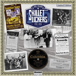 the album cover for Skillet Lickers - 100 Years: 1926-2026 (Blue) [Colored Vinyl] [Limited Edition]