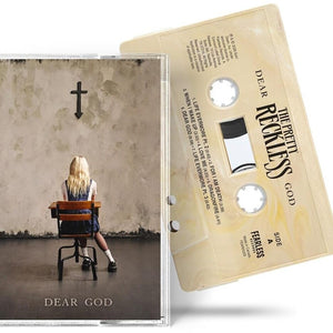the album cover for The Pretty Reckless - Dear God [Limited Edition Cappuccino Swirl]