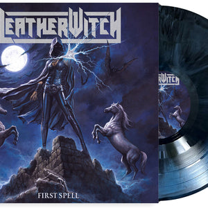 the album cover for Leatherwitch - First Spell - Marble [Colored Vinyl] [Limited Edition]