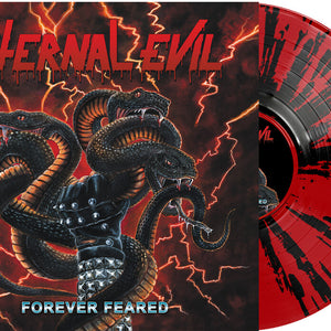 the album cover for Eternal Evil - Forever Feared [Colored Vinyl] [Limited Edition]
