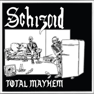 the album cover for Schizoid - Total Mayhem