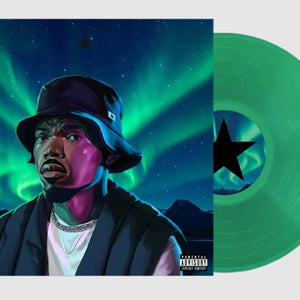 the album cover for Chance the Rapper - Star Line [Indie Exclusive Clear Green]