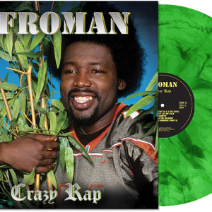 the album cover for Afroman - Crazy Rap [Green Marble]