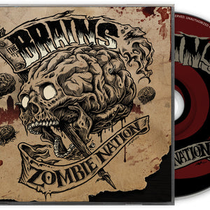 the album cover for The Brains - Zombie Nation - Bonus Track Edition