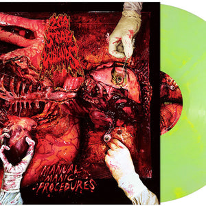 the album cover for 200 Stab Wounds - Manual Manic Procedures [Colored Vinyl] (Grn) (Ylw) (Mrb)